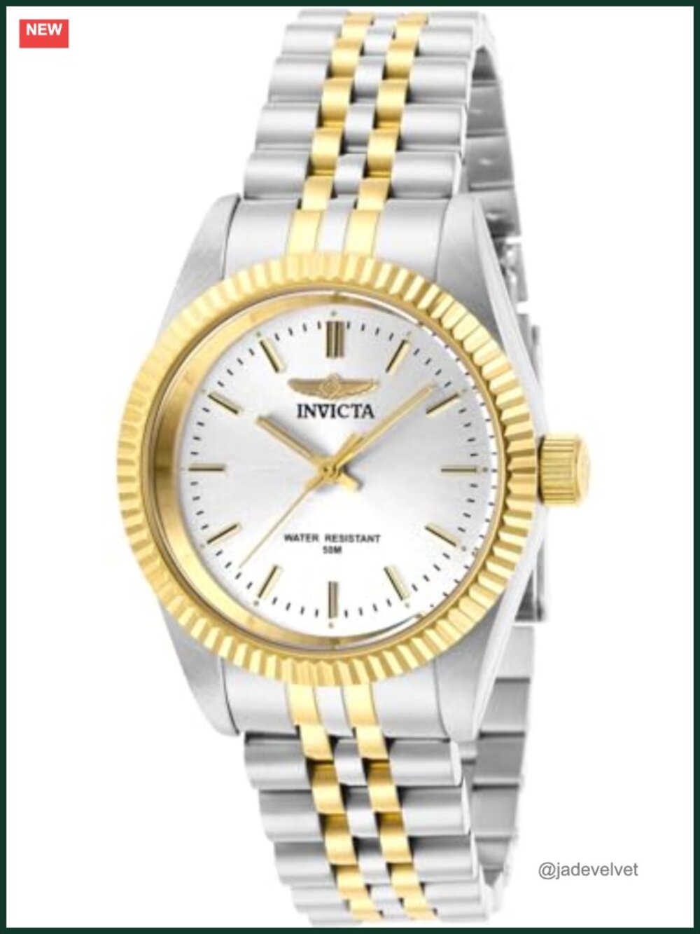 Invicta Lady Specialty Quartz Watch Two Tone Stainless Steel Bracelet 36mm